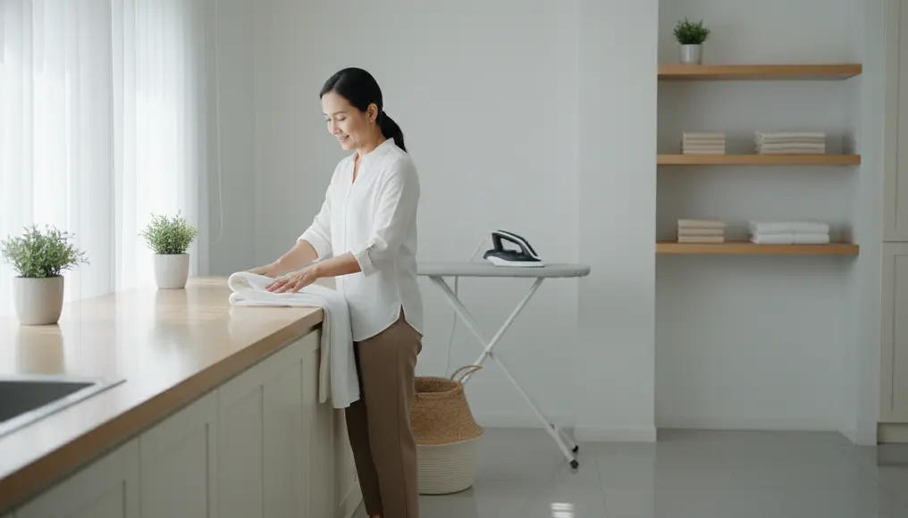 Layanan Asisten Rumah Tangga Khusus Urus Laundry, Setrika, dan Lipat Pakaian