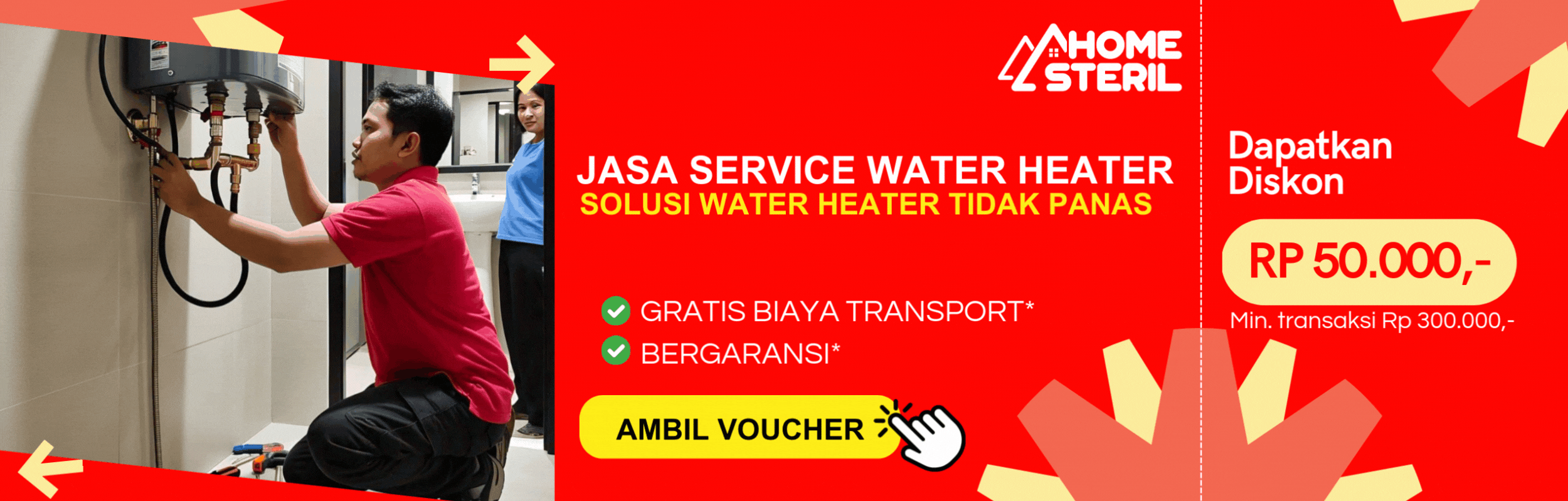 Jasa Services Water Heater di home-steril.com