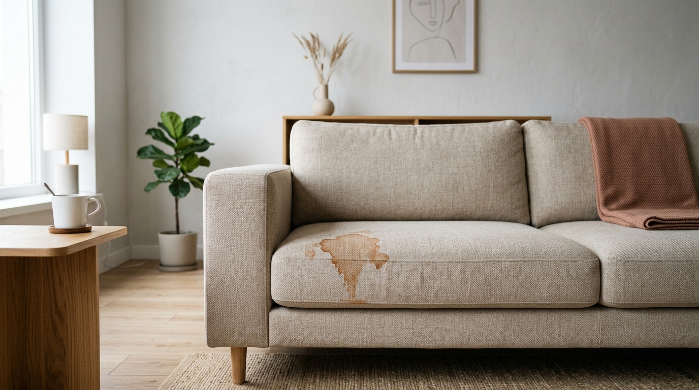 Noda Ringan yang Sering Muncul Setelah Sofa Dicuci