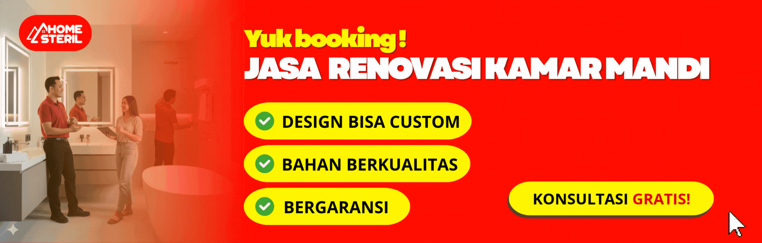 Konsultasi desain interior Home Steril