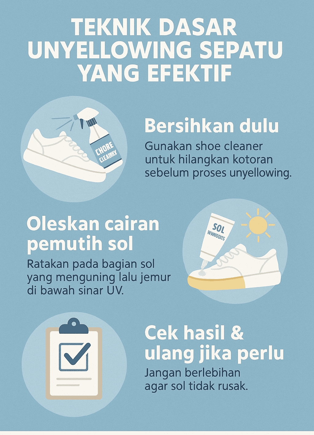 Infografik: Teknik Dasar Unyellowing yang Efektif