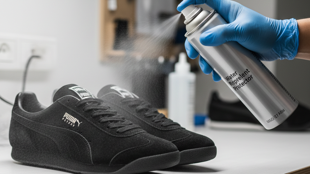 Langkah Pencegahan Ekstra: Selalu Gunakan Spray Pelindung (Water Repellent)