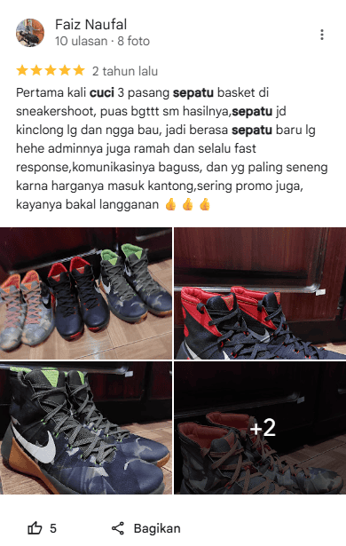 Apa Kata Mereka yang Cuci Sepatu di Home Steril?