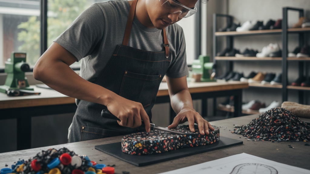 Memahami Proses Pembuatan Outsole Sepatu dari Bahan Daur Ulang