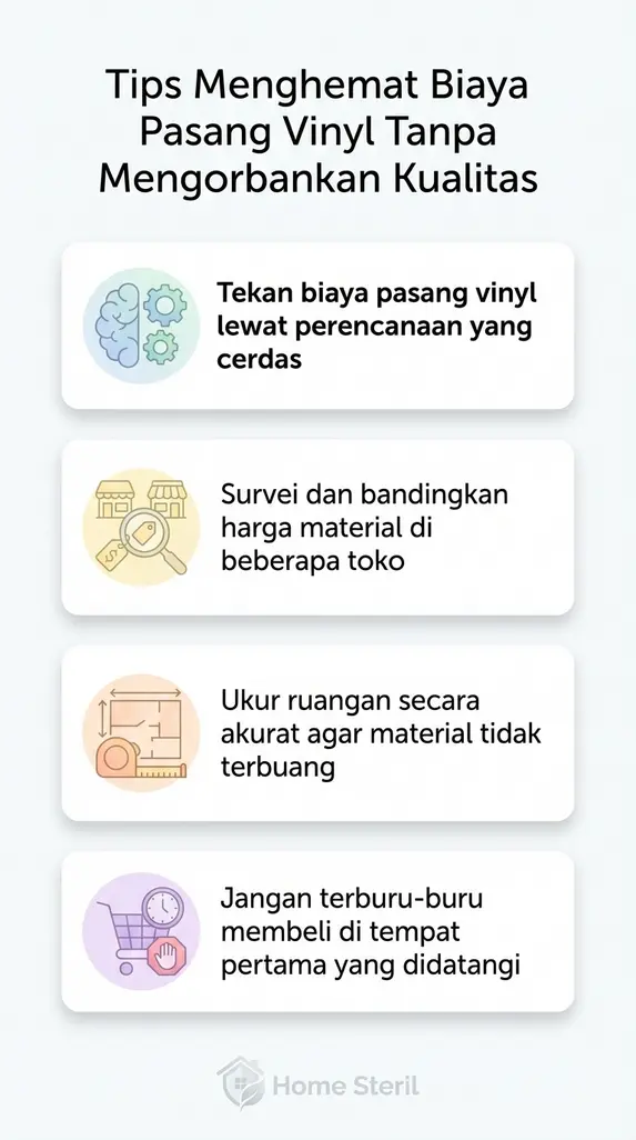 Tips Menghemat Biaya Pasang Vinyl Tanpa Mengorbankan Kualitas