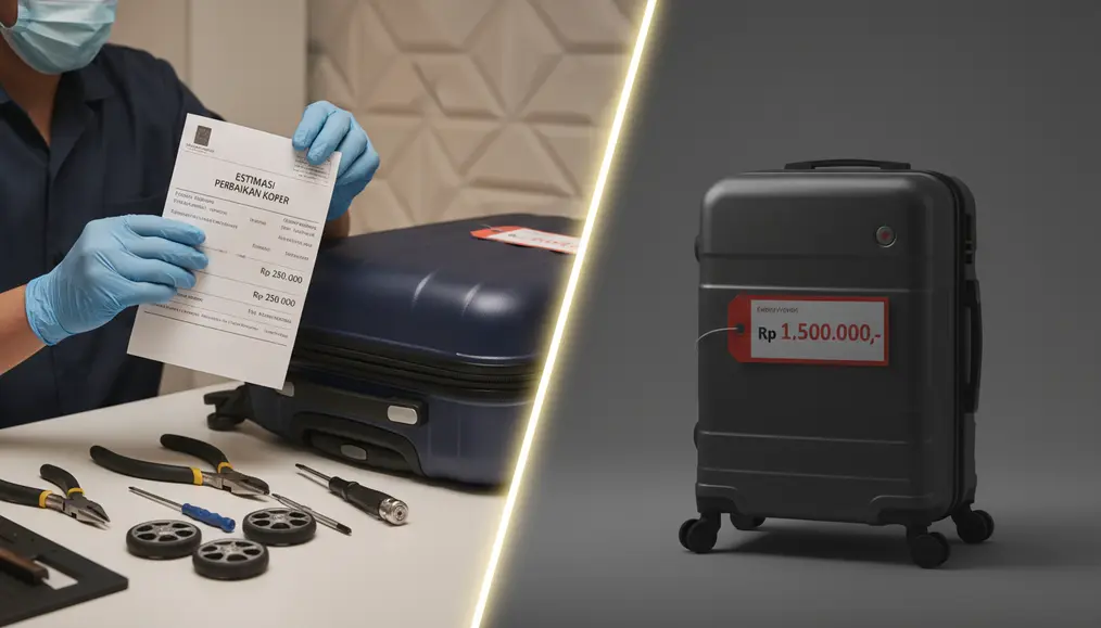 Mendalami Aspek Finansial: Perbandingan Harga Service Koper vs Beli Koper Baru