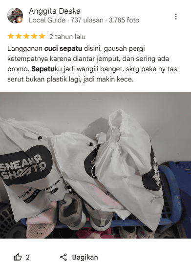 Rating Produk Sneakershoot