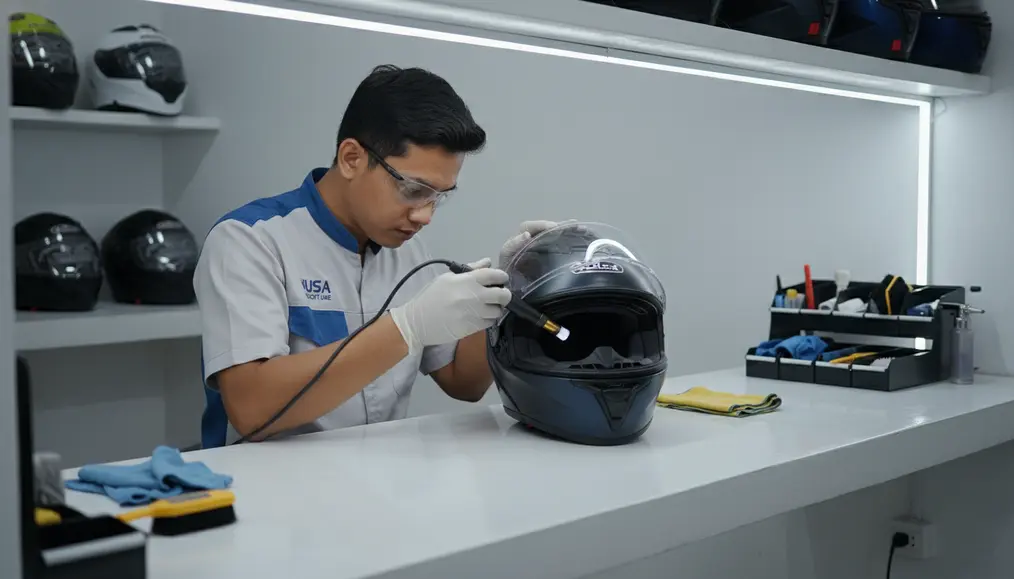 Proses Cuci Helm Express di Sneakershoot: Kecepatan dan Kualitas Terjamin