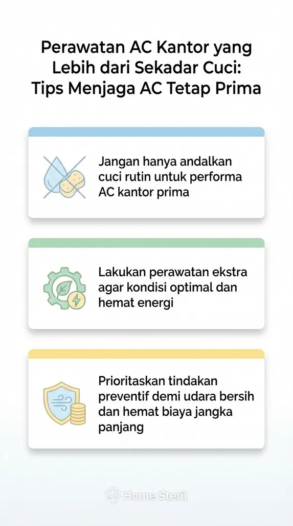 Perawatan AC Kantor yang Lebih dari Sekadar Cuci: Tips Menjaga AC Tetap Prima