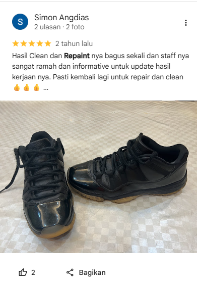 Rating dan Ulasan Pelanggan Sneakershoot