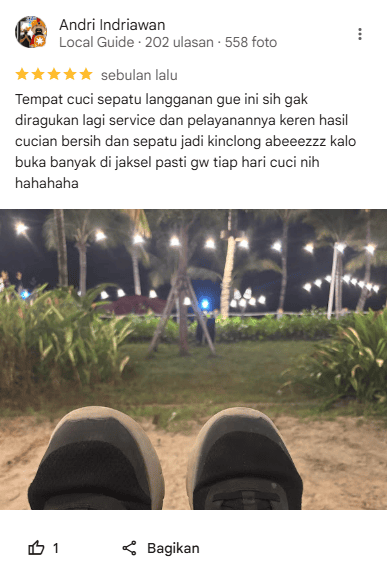 Review Jasa Cuci sepatu di sneakershoot.id