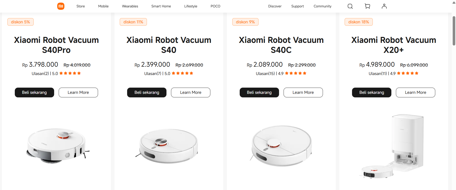 3. Xiaomi Mi Home: Sapu Otomatis dan Robotik untuk Masa Depan