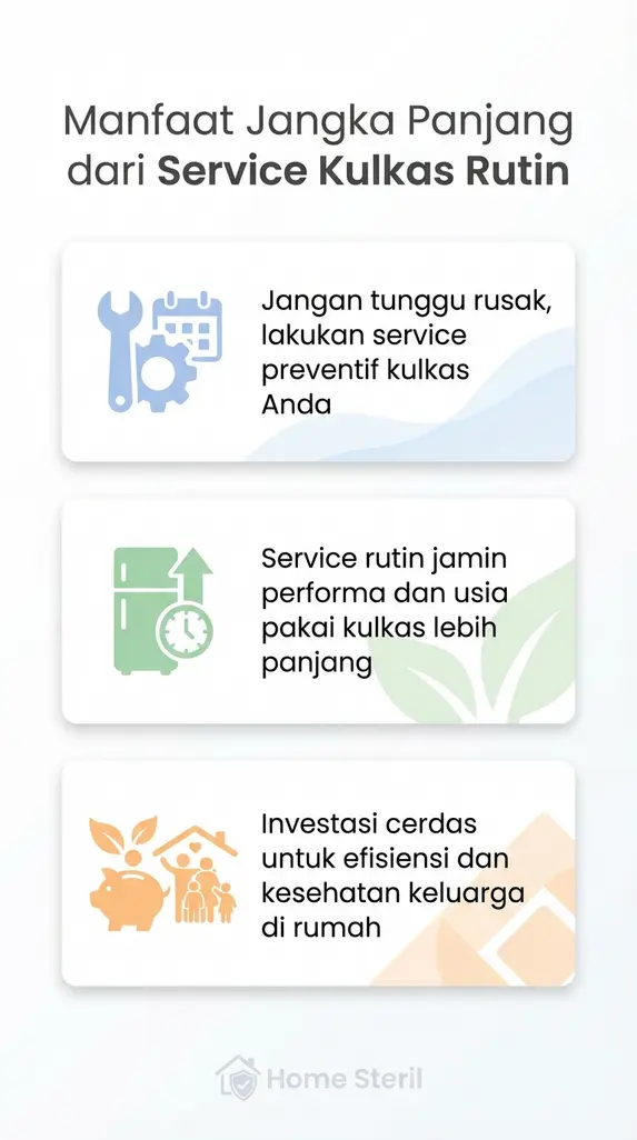 Manfaat Jangka Panjang dari Service Kulkas Rutin