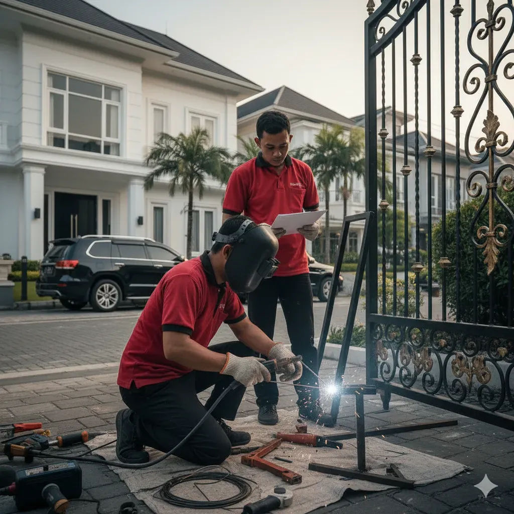 JASA PEMBUATAN PAGAR RUMAH & KANTOR | BERGARANSI
