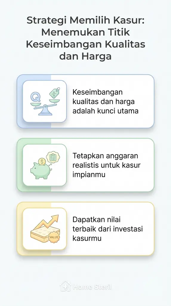 Strategi Memilih Kasur: Menemukan Titik Keseimbangan Kualitas dan Harga