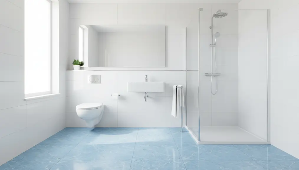 Lantai Vinyl untuk Kamar Mandi: Aman, Anti-Air, dan Estetik