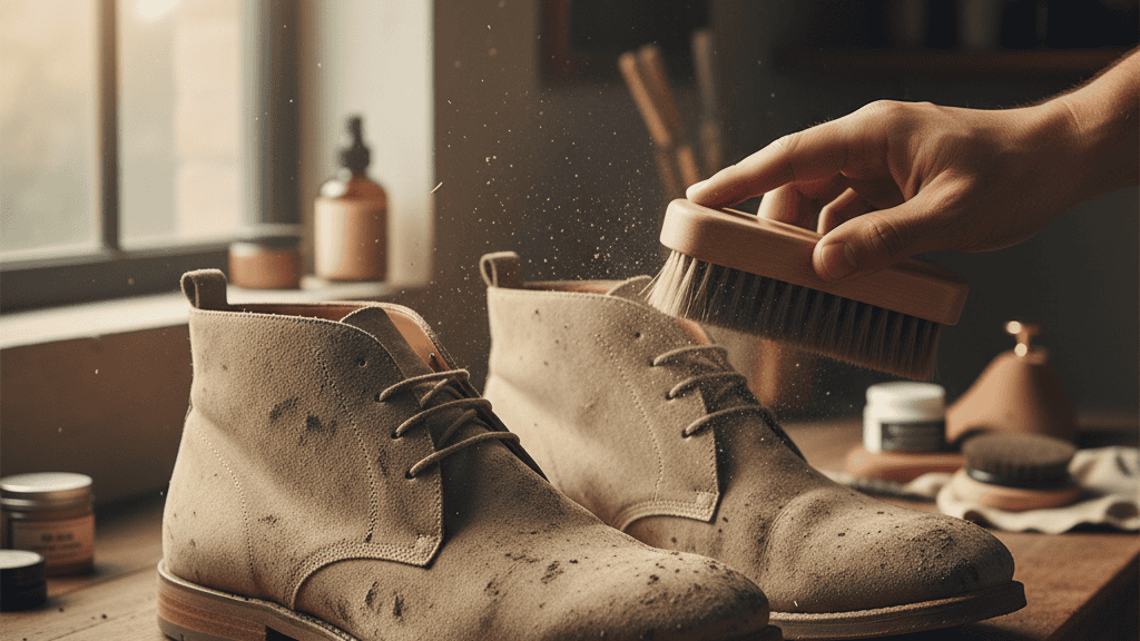 Bersihkan Sepatu Suede dengan Cara yang Tepat