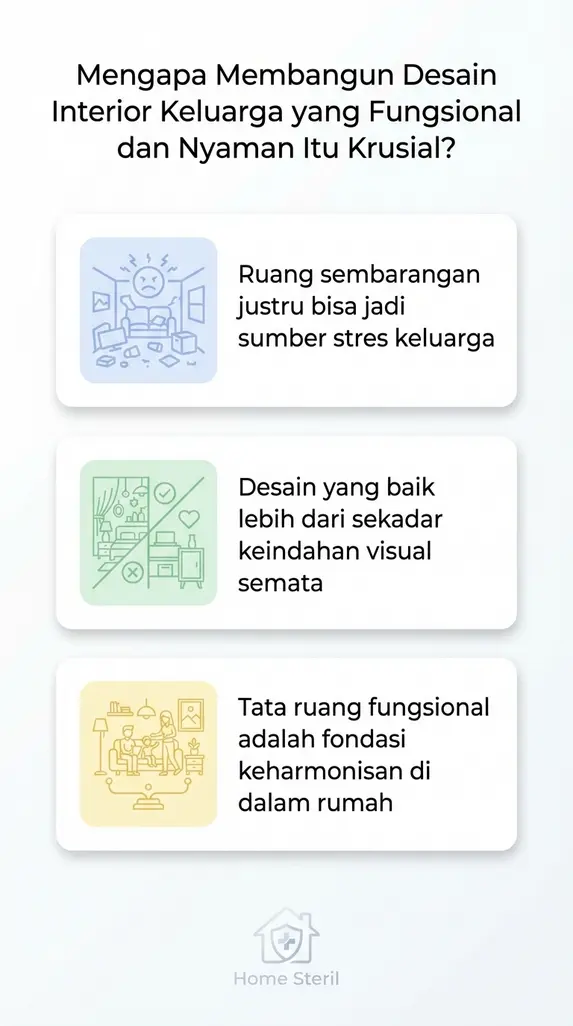 Mengapa Membangun Desain Interior Keluarga yang Fungsional dan Nyaman Itu Krusial?