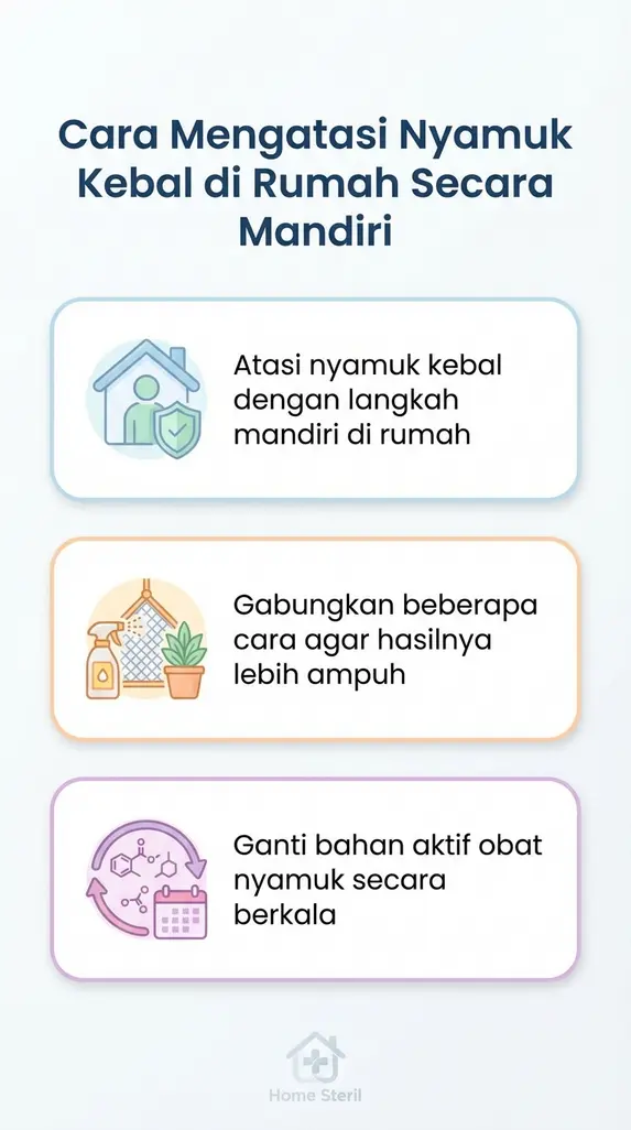 Cara Mengatasi Nyamuk Kebal di Rumah Secara Mandiri