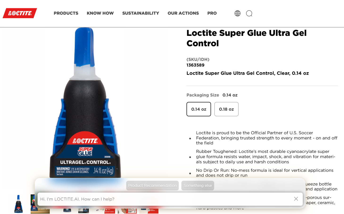Loctite Ultra Gel Control