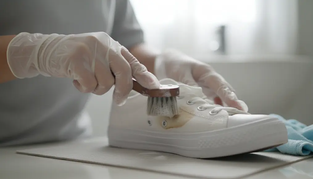 Langkah-Langkah Efektif untuk Hilangkan Noda Kopi Sepatu