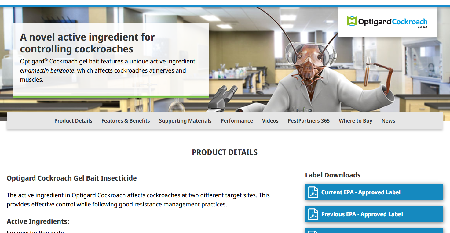 Optigard Cockroach Gel