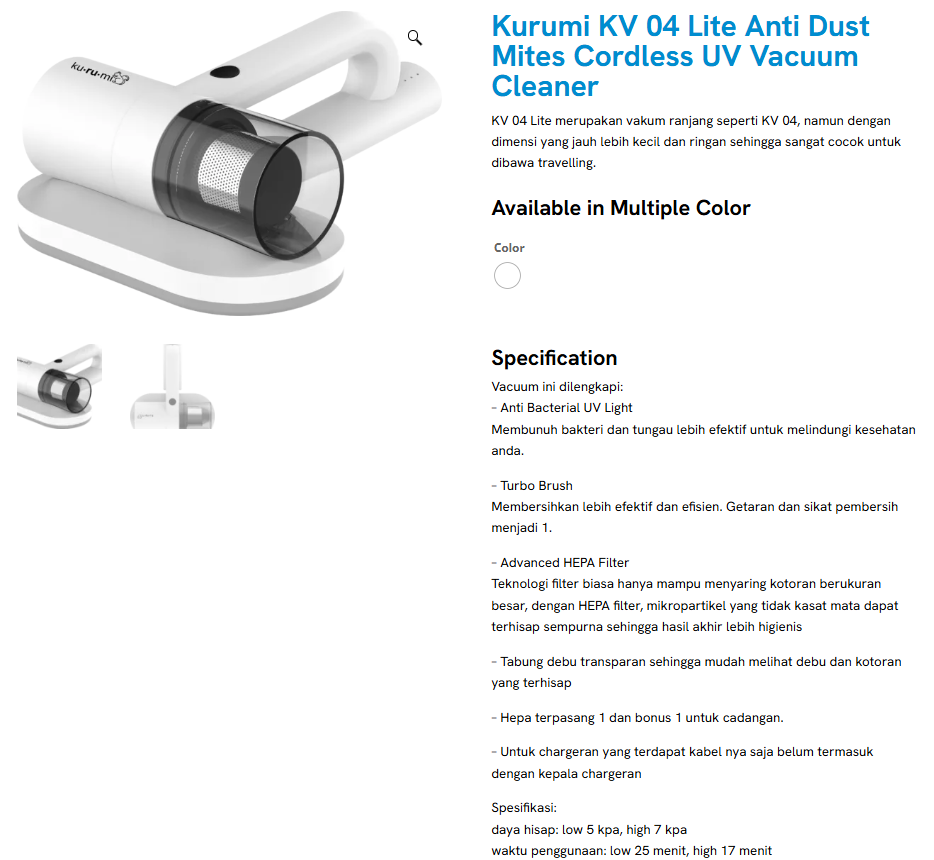 Kurumi: Ahli Sterilisasi dengan Teknologi UV-C