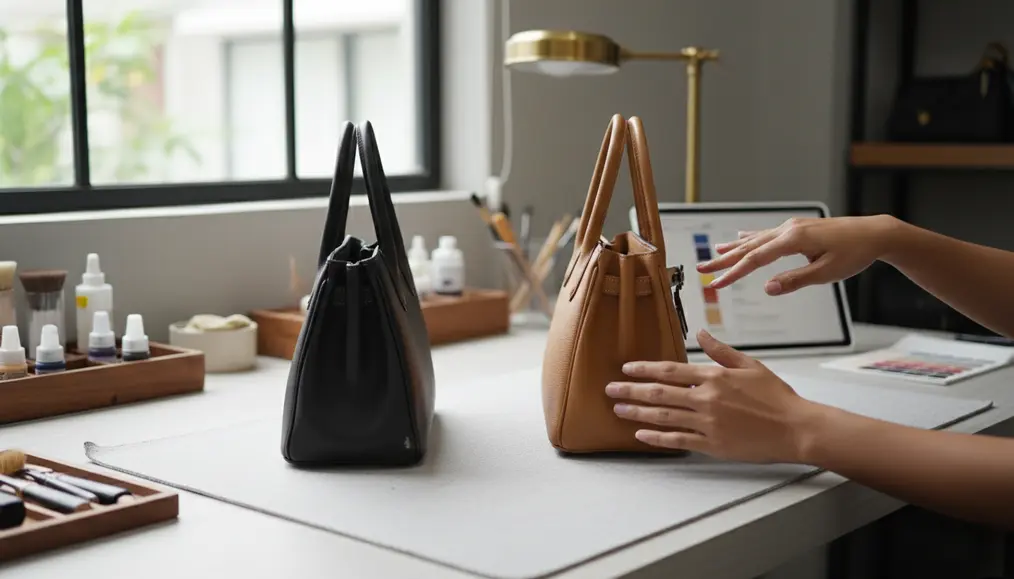 Lebih Bagus Retouch atau Full Recolor untuk Tas Kulit? Pertimbangan Penting