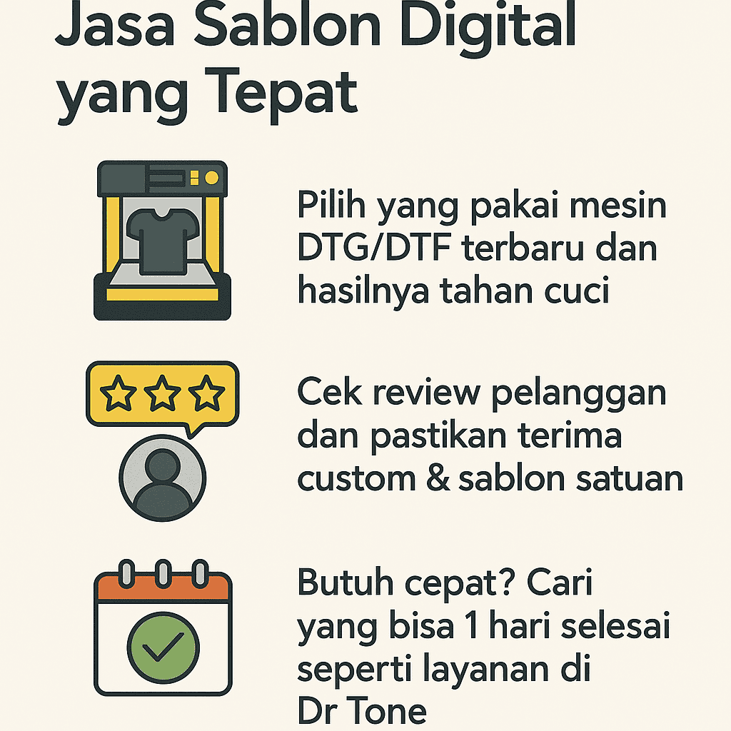 Infografik: Jasa Sablon Digital yang Tepat