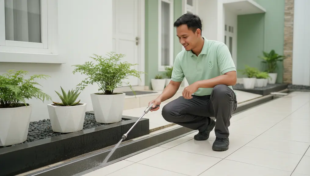 Layanan Pasca Banjir: Pembersihan Lumpur Sisa Banjir di Got