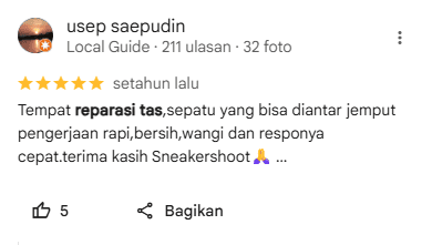 Testimoni Pelanggan Pilih Perawatan Tas di Home Steril