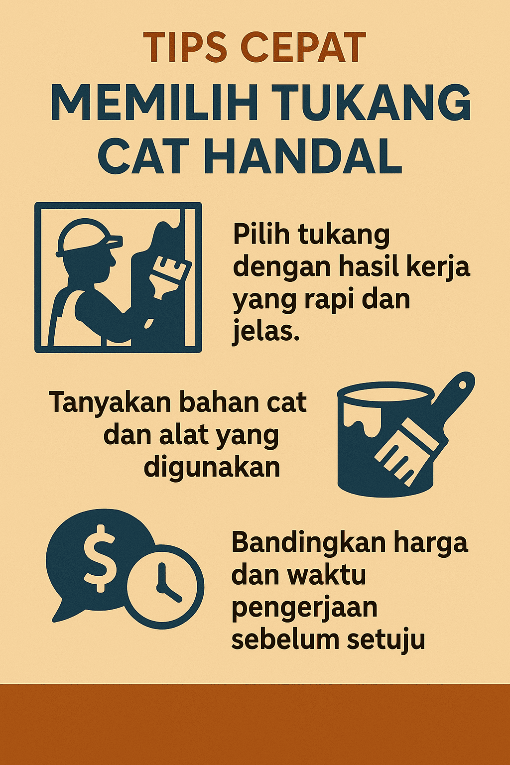 Infografik:Tips Cepat Memilih Tukang Cat Handa