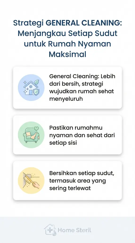 Strategi GENERAL CLEANING: Menjangkau Setiap Sudut untuk Rumah Nyaman Maksimal