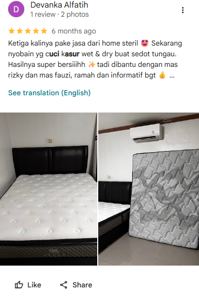 Testimoni Pelanggan Home Streil