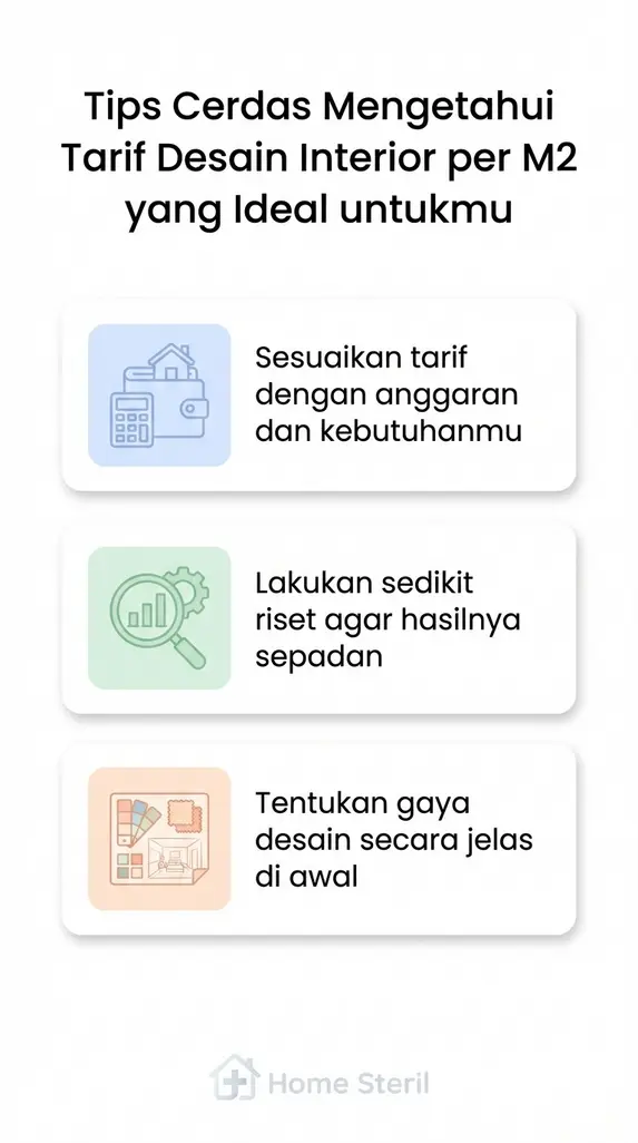Tips Cerdas Mengetahui Tarif Desain Interior per M2 yang Ideal untukmu