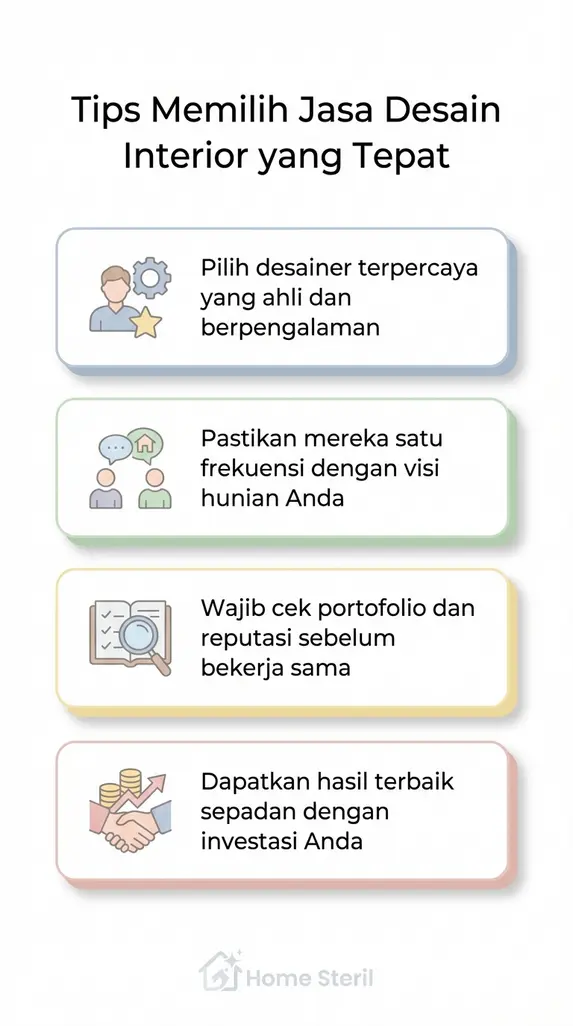 Tips Memilih Jasa Desain Interior yang Tepat