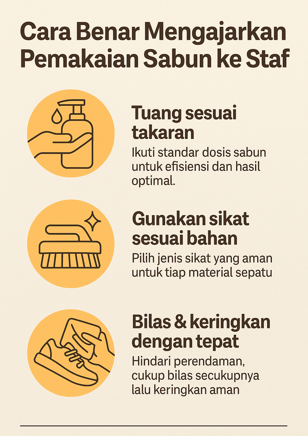 Infografik: Cara Benar Mengajarkan Pemakaian Sabun ke Staf