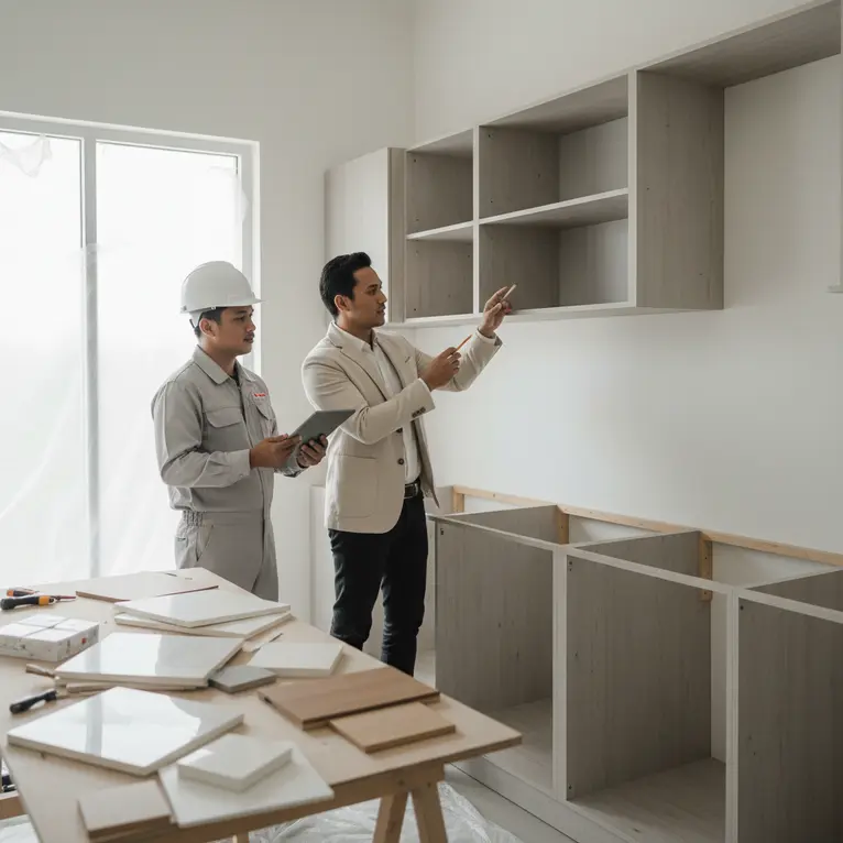 Membongkar Faktor Penentu Harga Jasa Pembuatan Kitchen Set per Meter