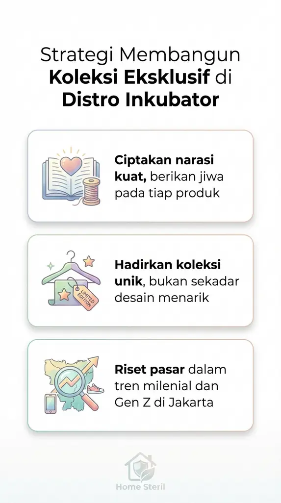 Strategi Membangun Koleksi Eksklusif di Distro Inkubator