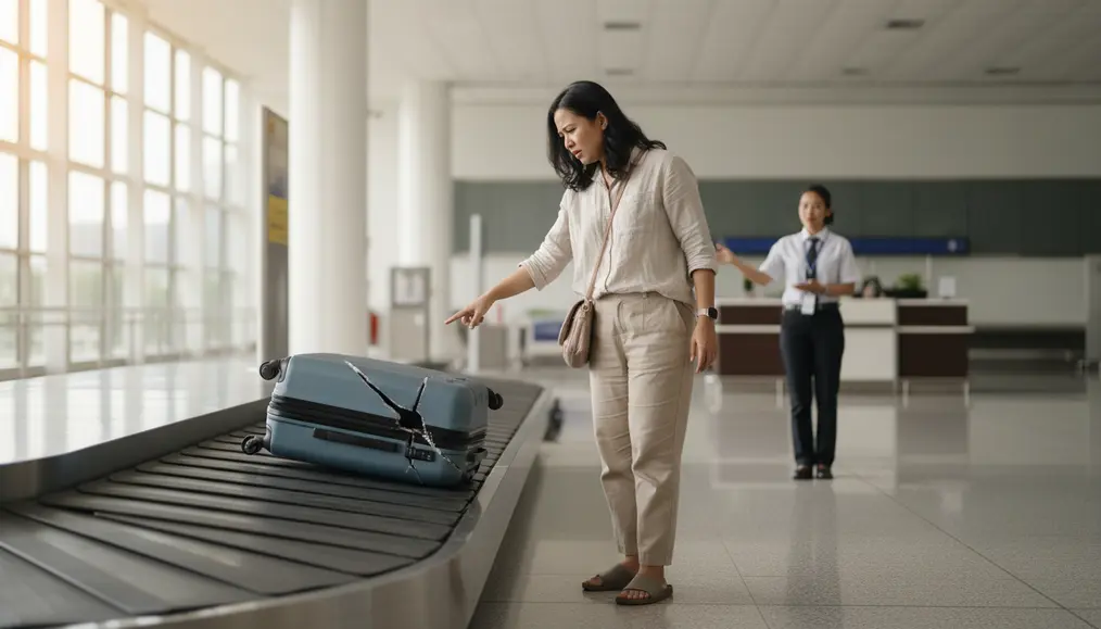 Langkah Awal Saat Mengetahui Koper Pecah di Bandara