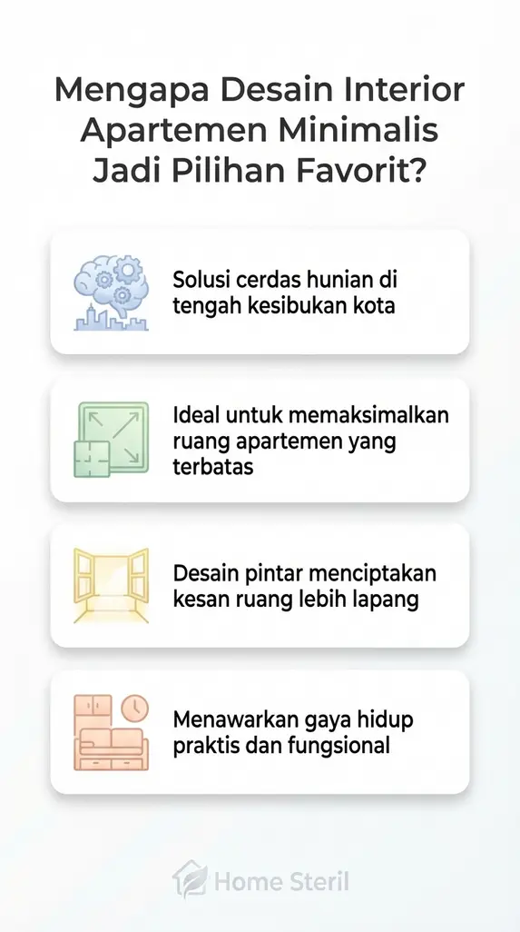 Mengapa Desain Interior Apartemen Minimalis Jadi Pilihan Favorit?