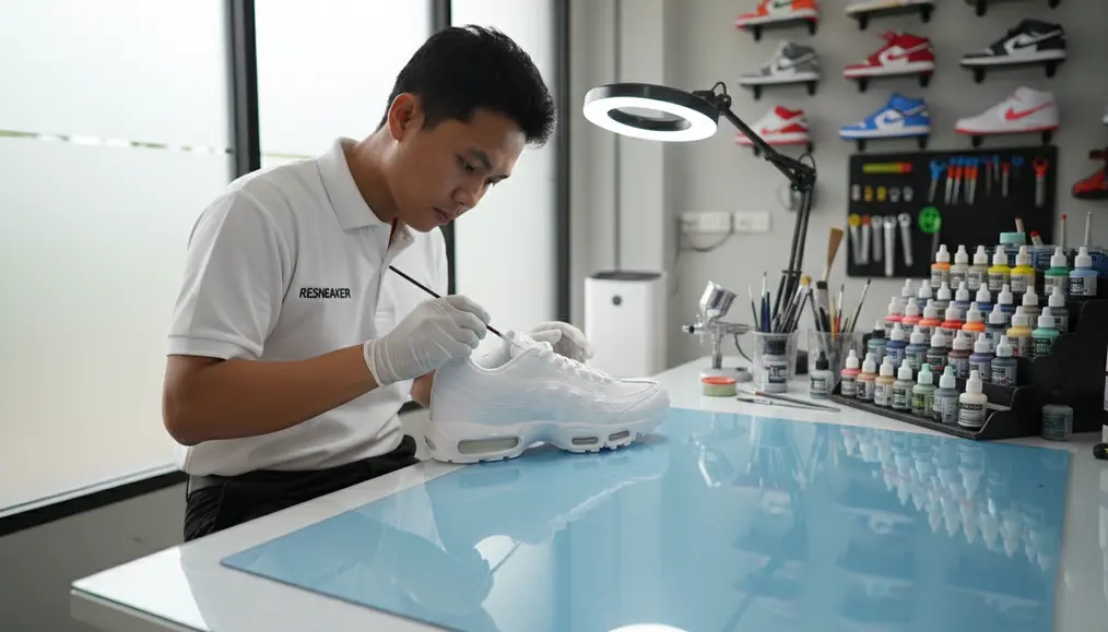 Proses Jasa Repaint Sepatu Vintage yang Berpengalaman di Sneakershoot