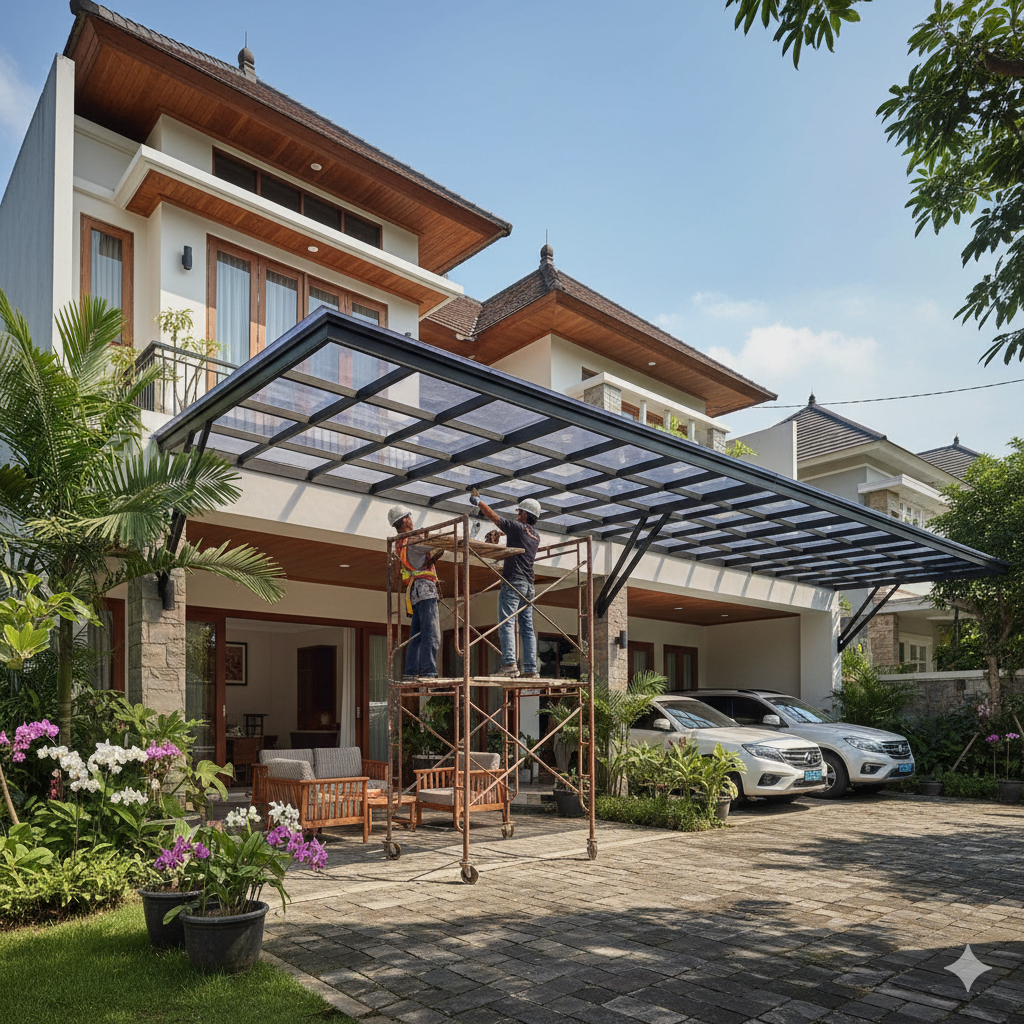 Lokasi Pemasangan Kanopi