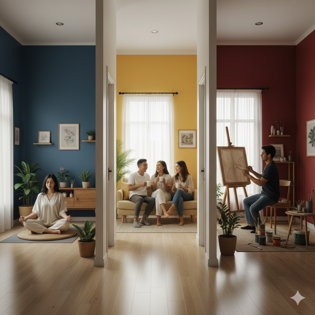 Mengenal Warna Cat Interior dan Efek Psikologisnya