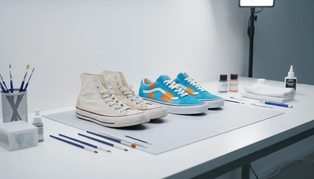 Jasa Custom Ganti Warna (Recolor) Sepatu Converse & Vans