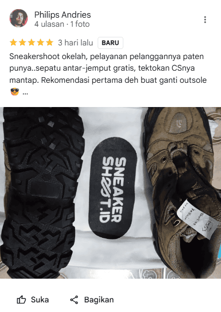 Testimoni Pelanggan sneakershoot.id