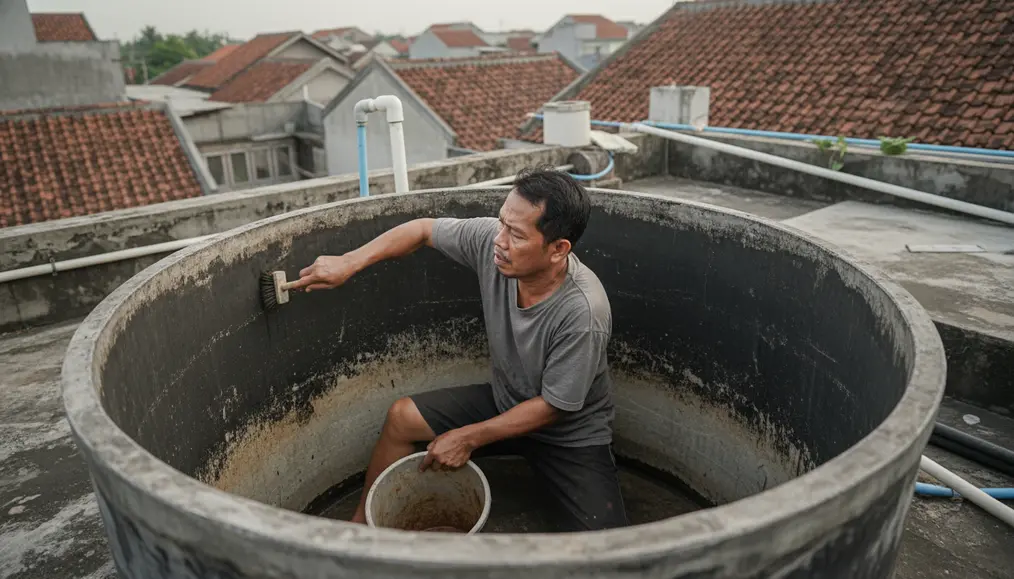 Bisakah Kamu Melakukan Cuci Toren Sendiri? Plus Minus dan Risikonya!