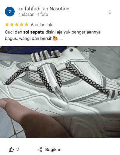 Ulasan Pengguna Sneakershoot di Layanan Reparasi Sol Sepatu