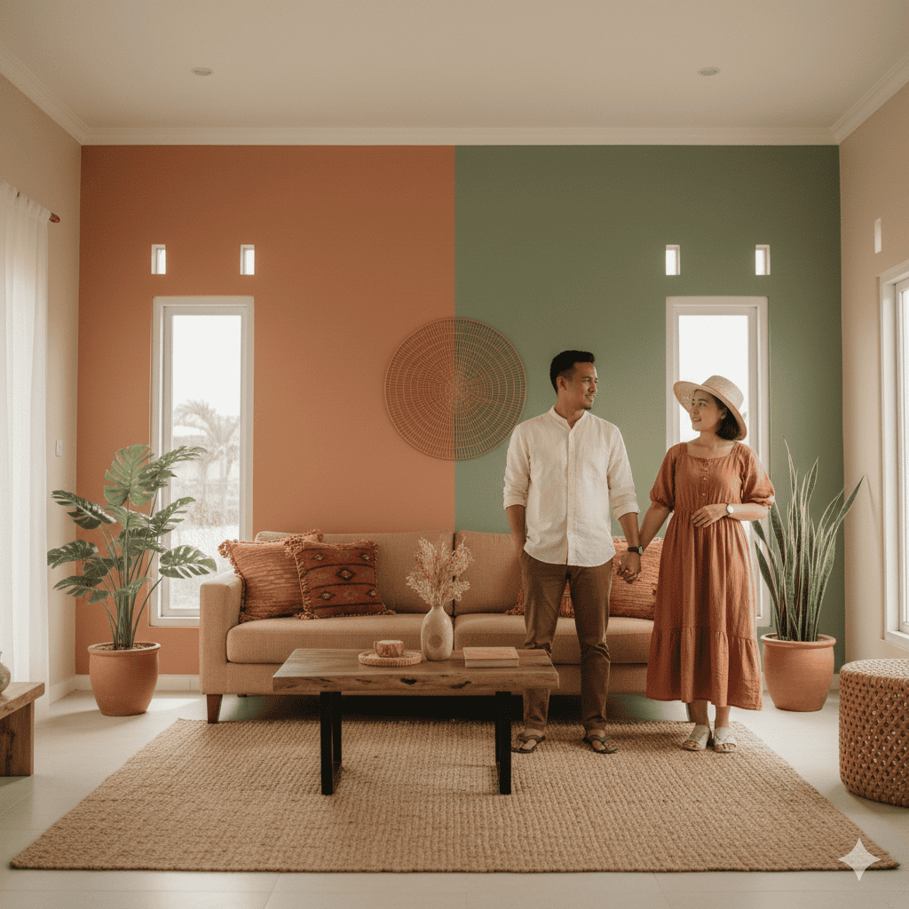 Nuansa Bumi yang Menawan (Earthy Tones)