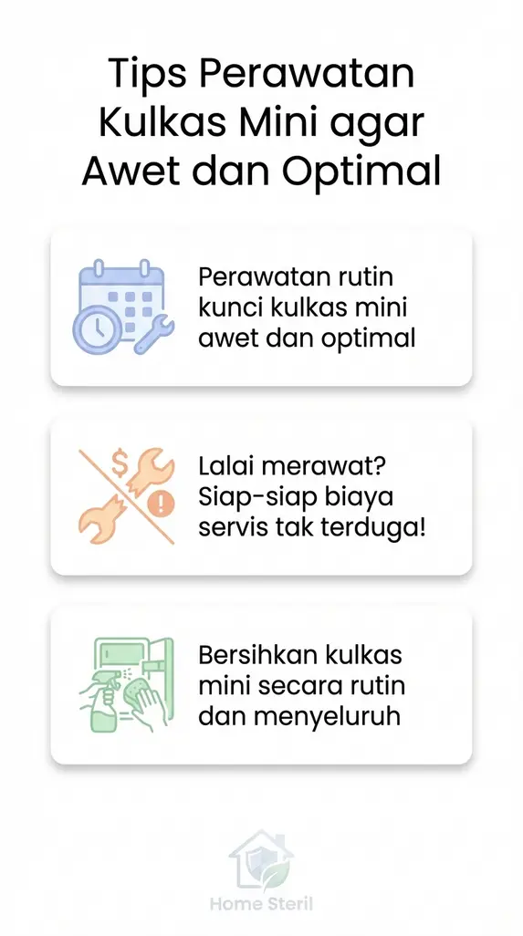 Tips Perawatan Kulkas Mini agar Awet dan Optimal
